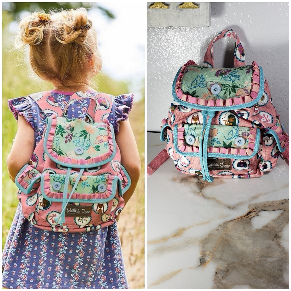 LITTLE LEARNER Matilda Jane backpack bookbag Diaper bag Toddler Little Girl